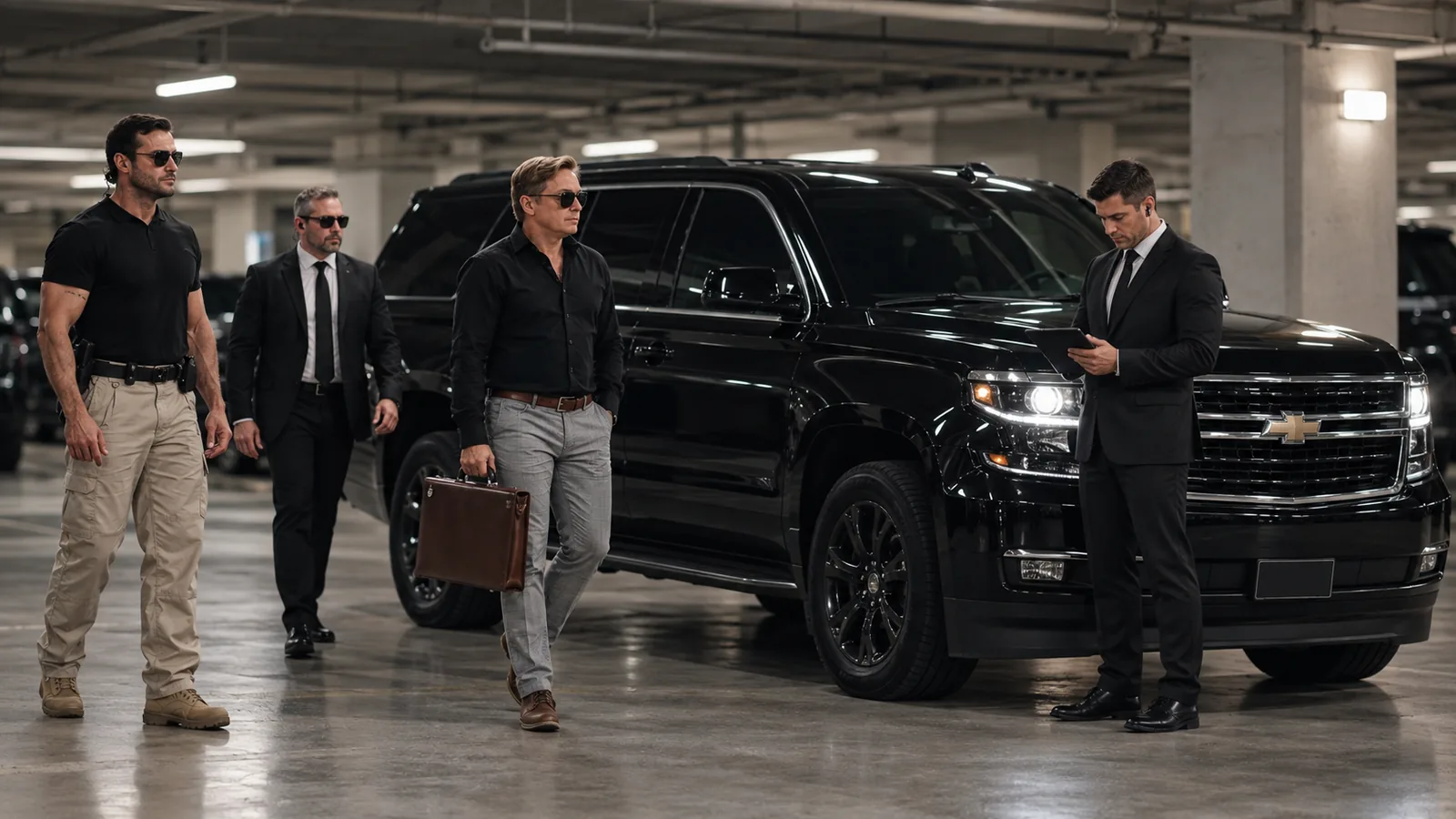 Chevrolet Suburban chauffeured vehicle in Miami — FSO Guard fleet