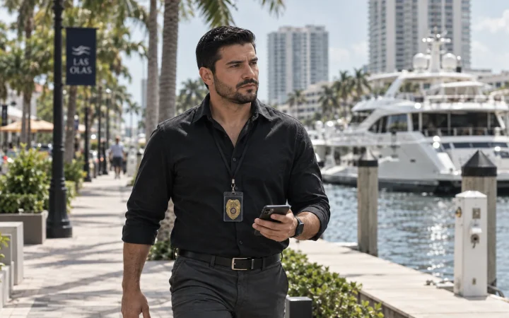 Private investigator on Las Olas Boulevard, Fort Lauderdale