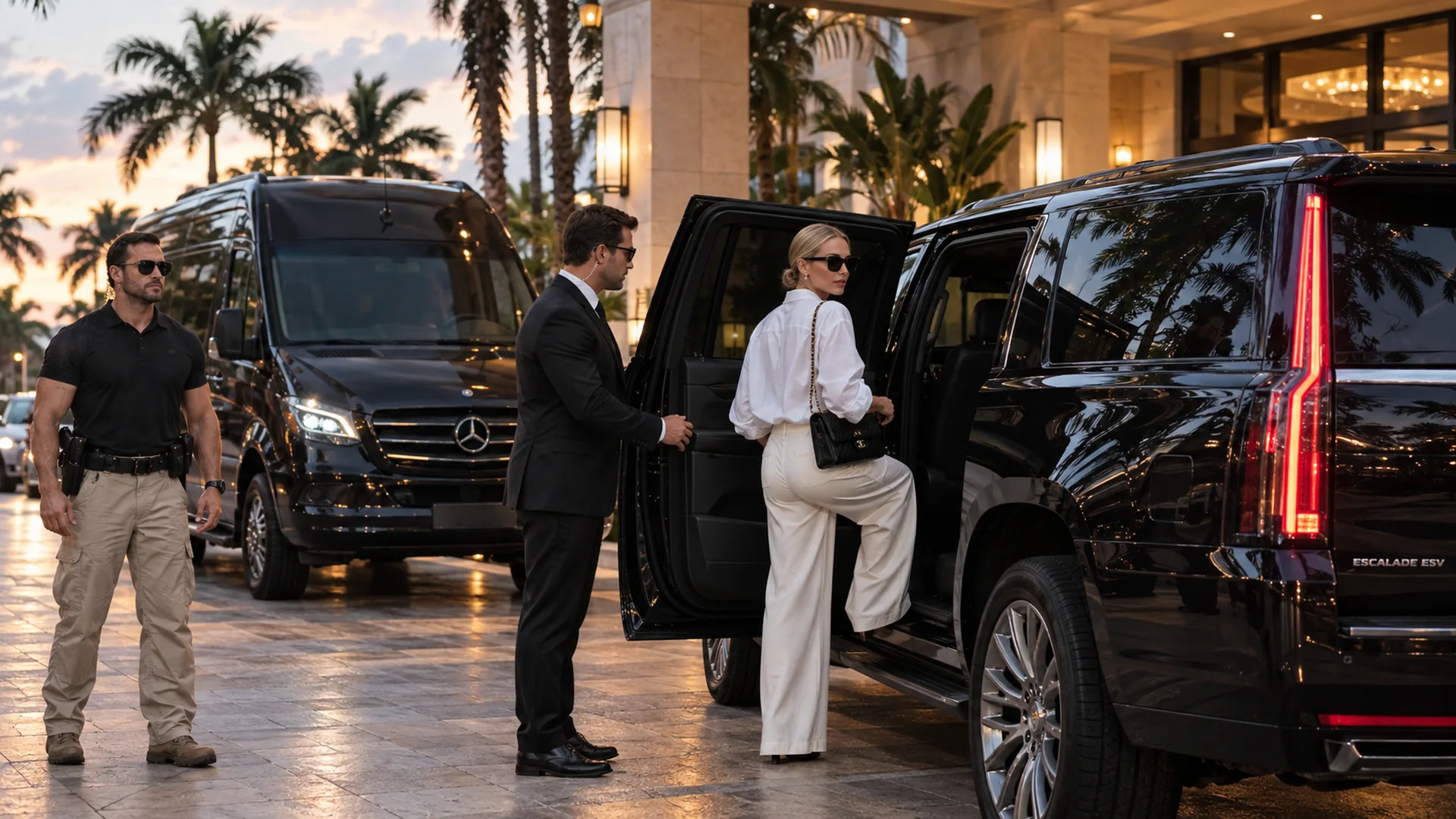Chauffeured Transportation in Miami: Security-Trained Chauffeurs, Executive SUVs, Sedans and Sprinter Vans