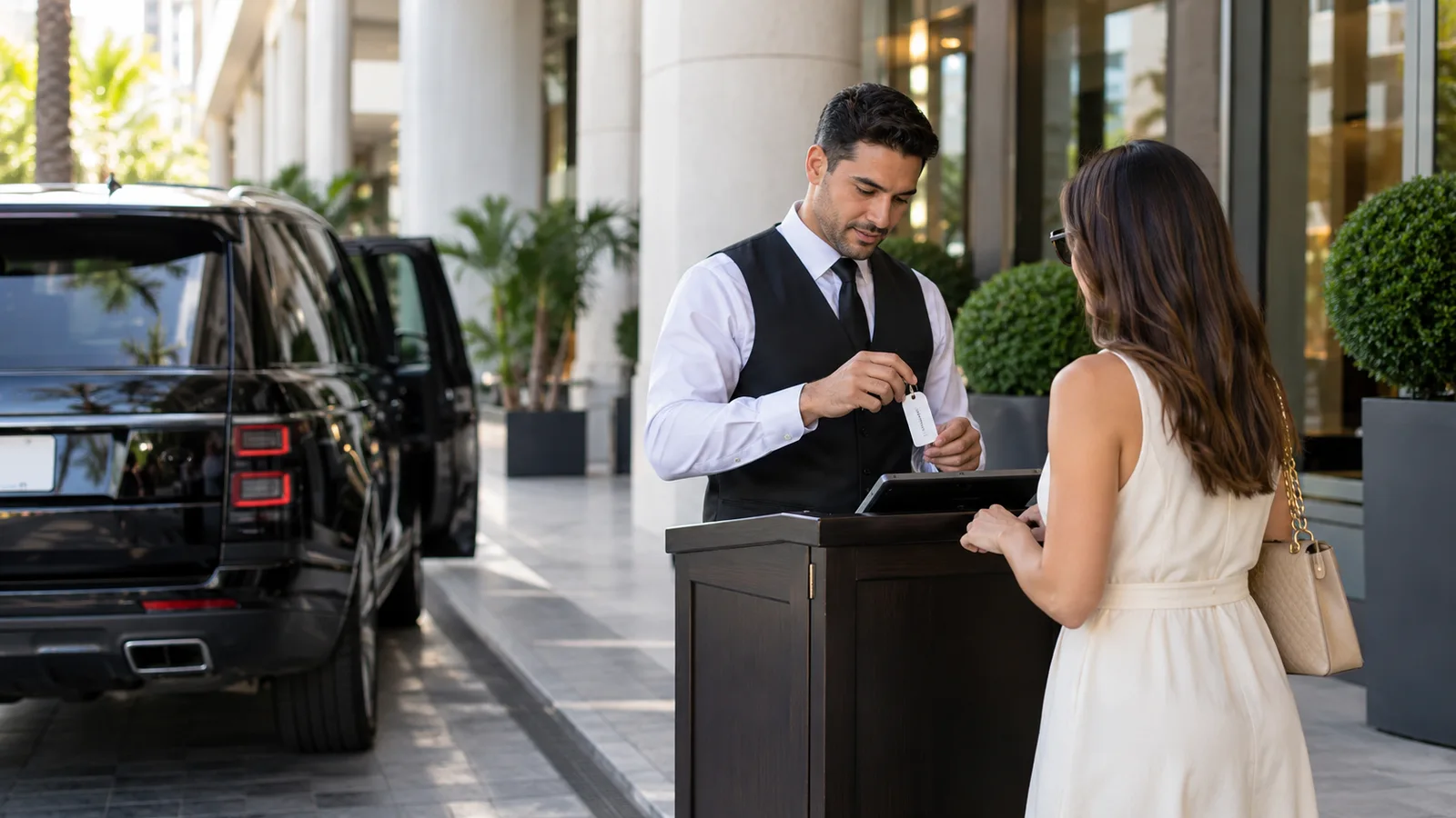 Valet Key Control: A Clear Vehicle and Key Handoff Process